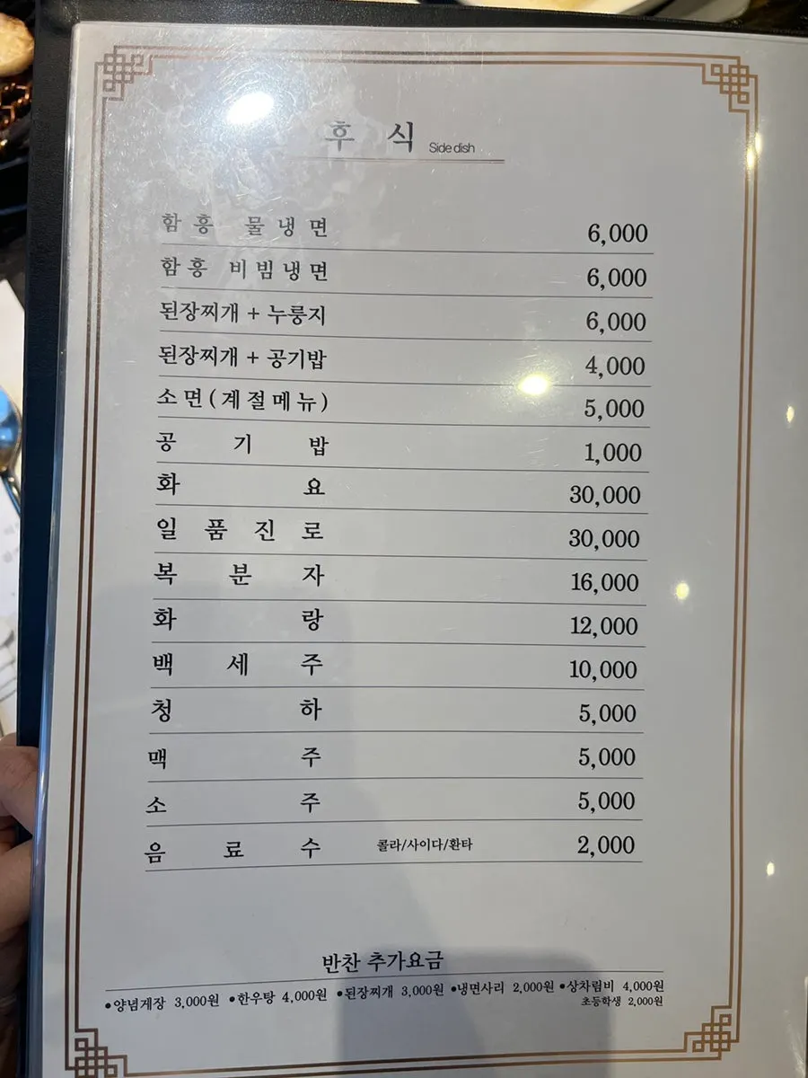 Tray of hanwoo at Worang Myeongga's butcher counter