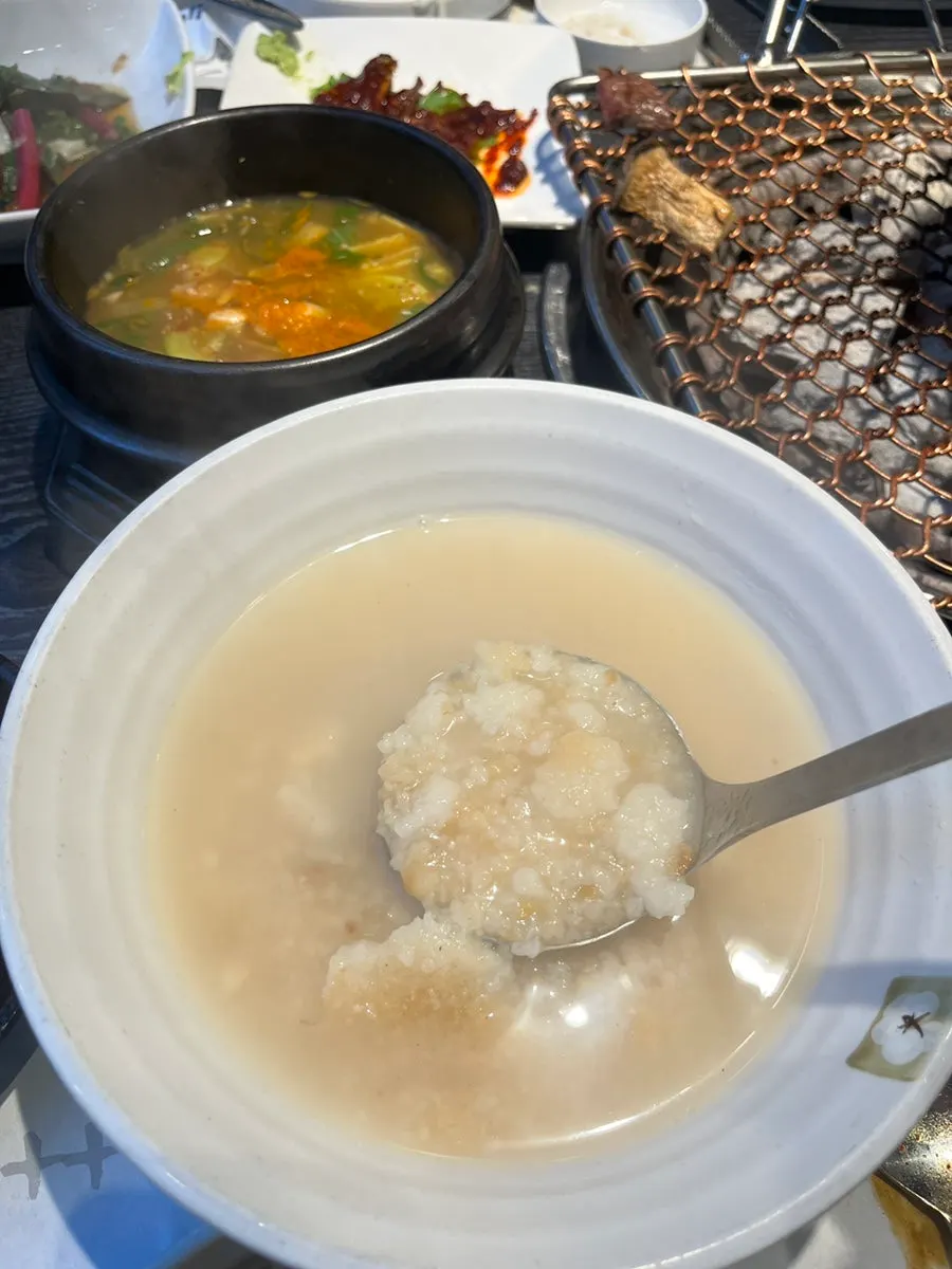 Doenjang jjigae ordered for dessert