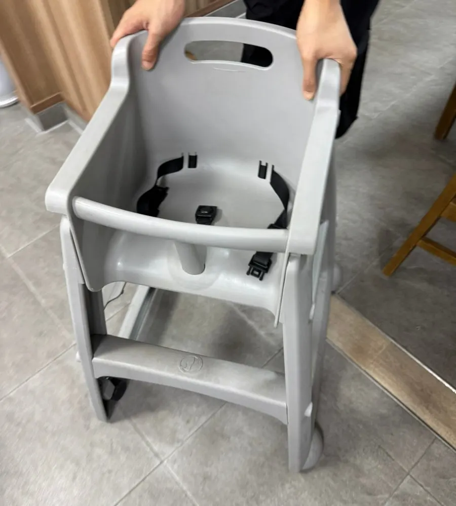 Baby chairs available at the restaurant
