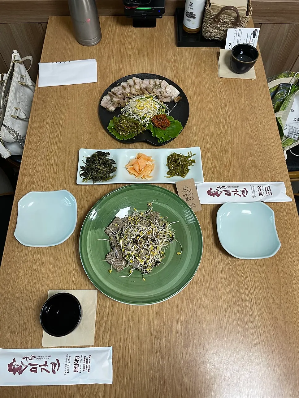 메밀 한 상 차림과 반찬