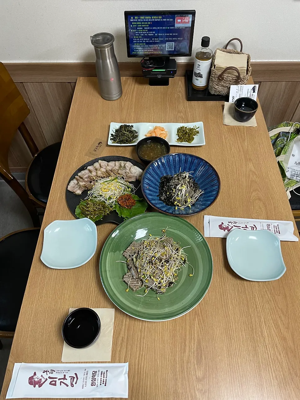 고추장아찌와 무절임, 나물 반찬