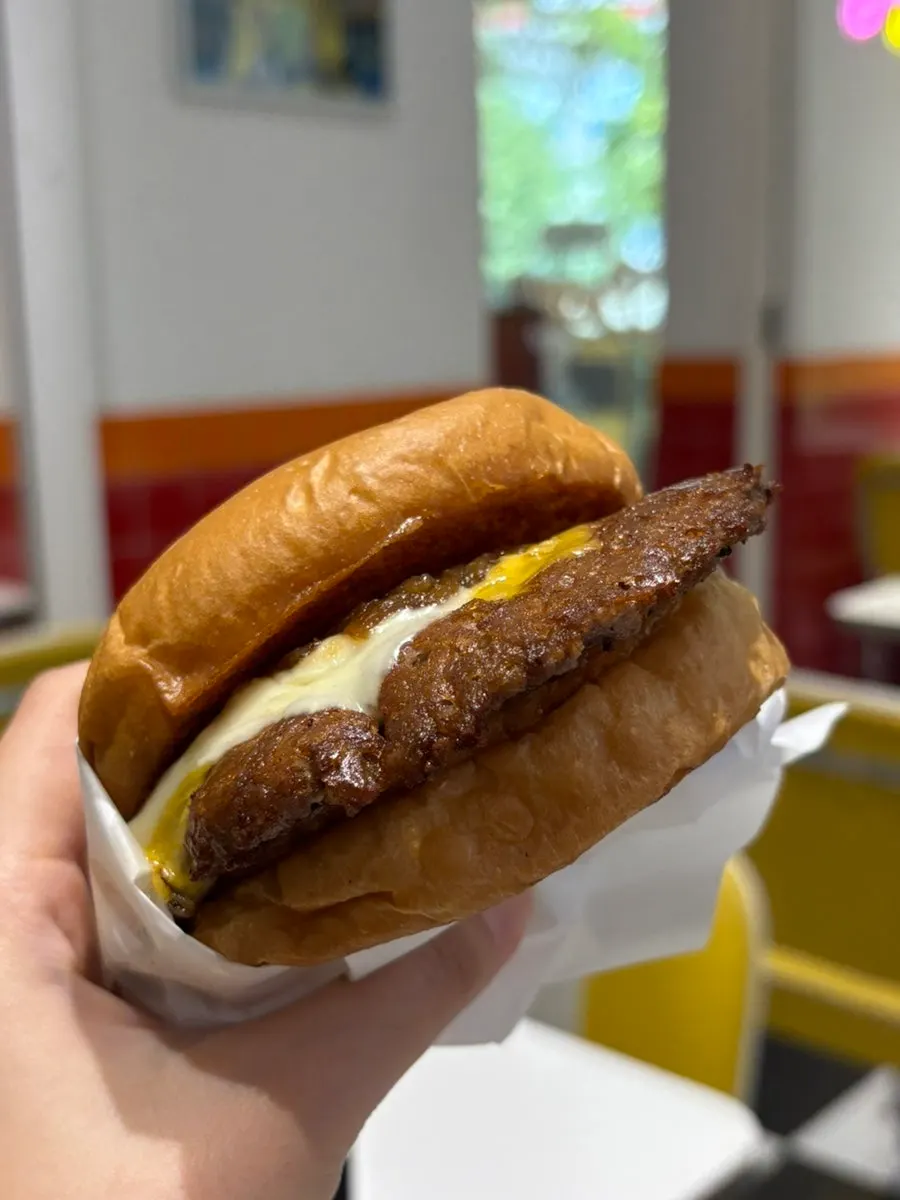 Classic cheese burger single