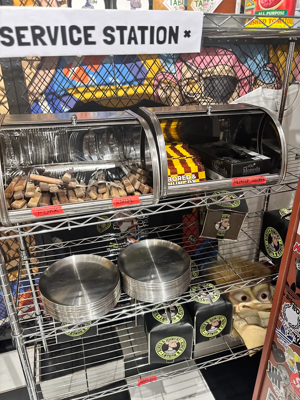 Full view of the Bored & Hungry Mapo self-serve bar