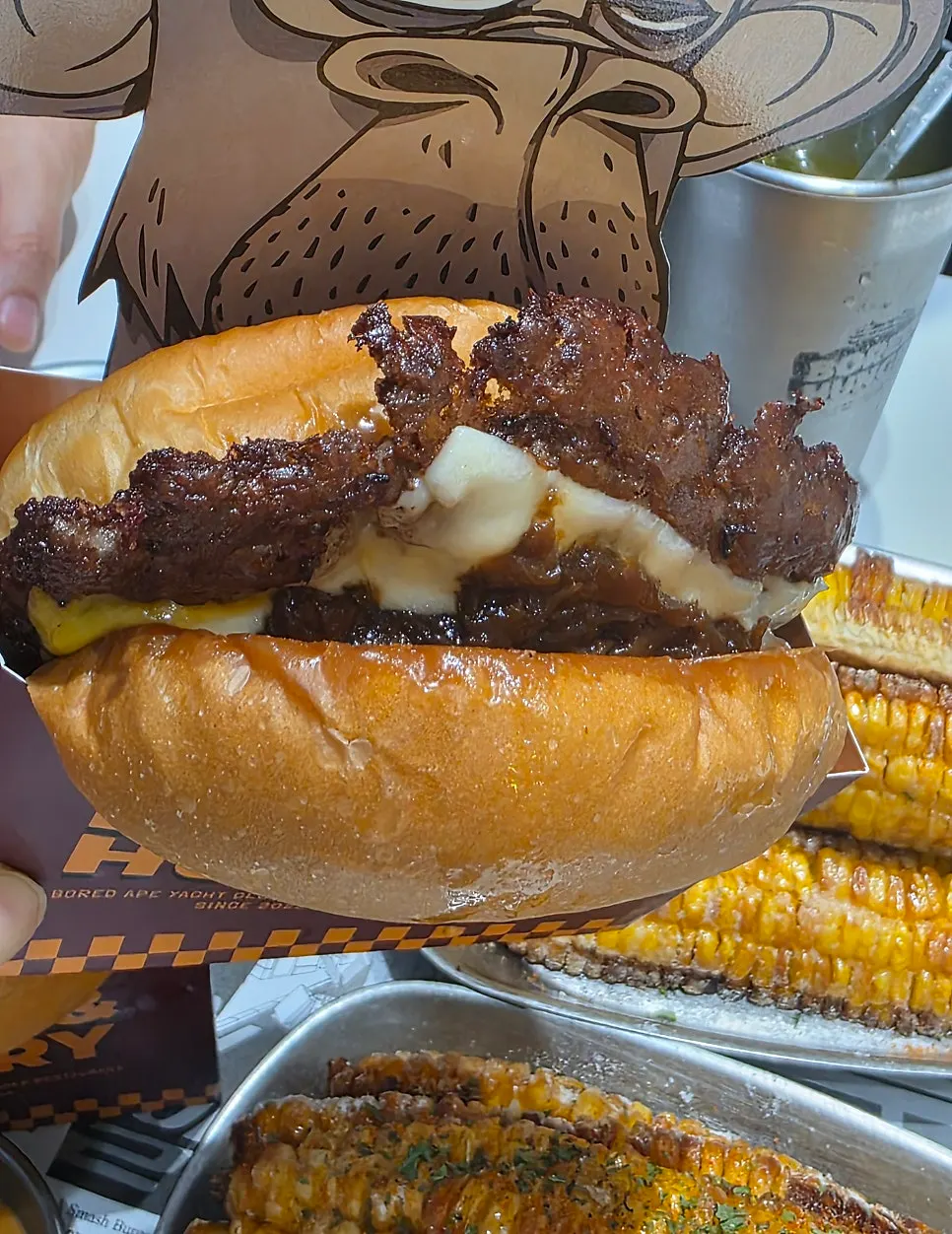 Classic Cheeseburger on a brioche bun