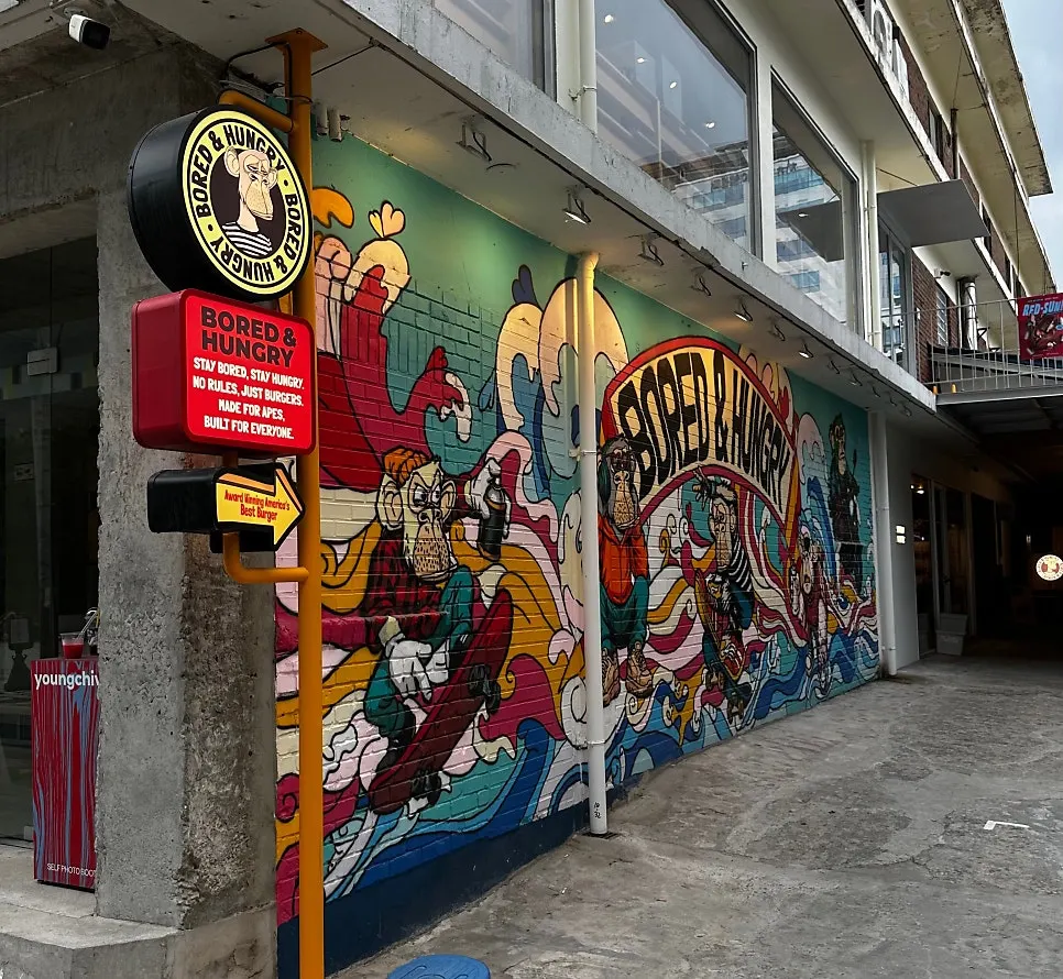 Exterior and signage of Bored & Hungry Seongsu