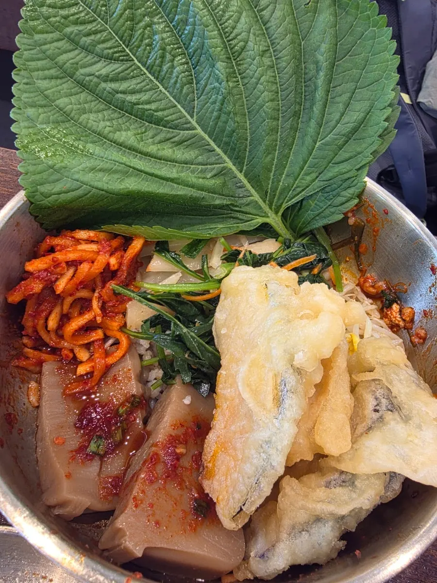 A plate refilled again with namul