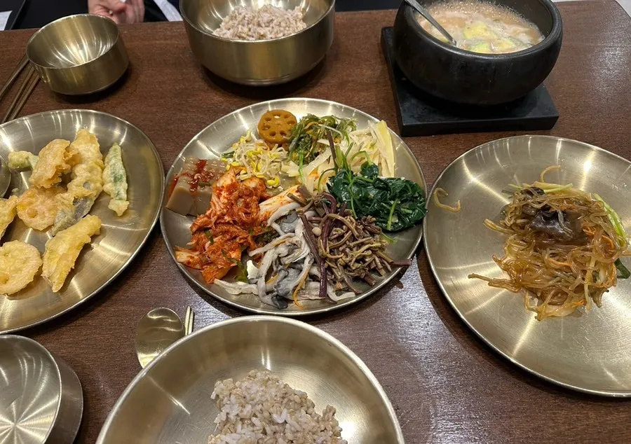 Earthy cheonggukjang stew broth