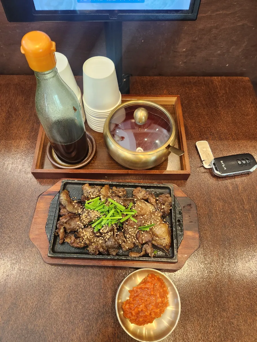 A bowl of barley bibimbap mixed with side dishes