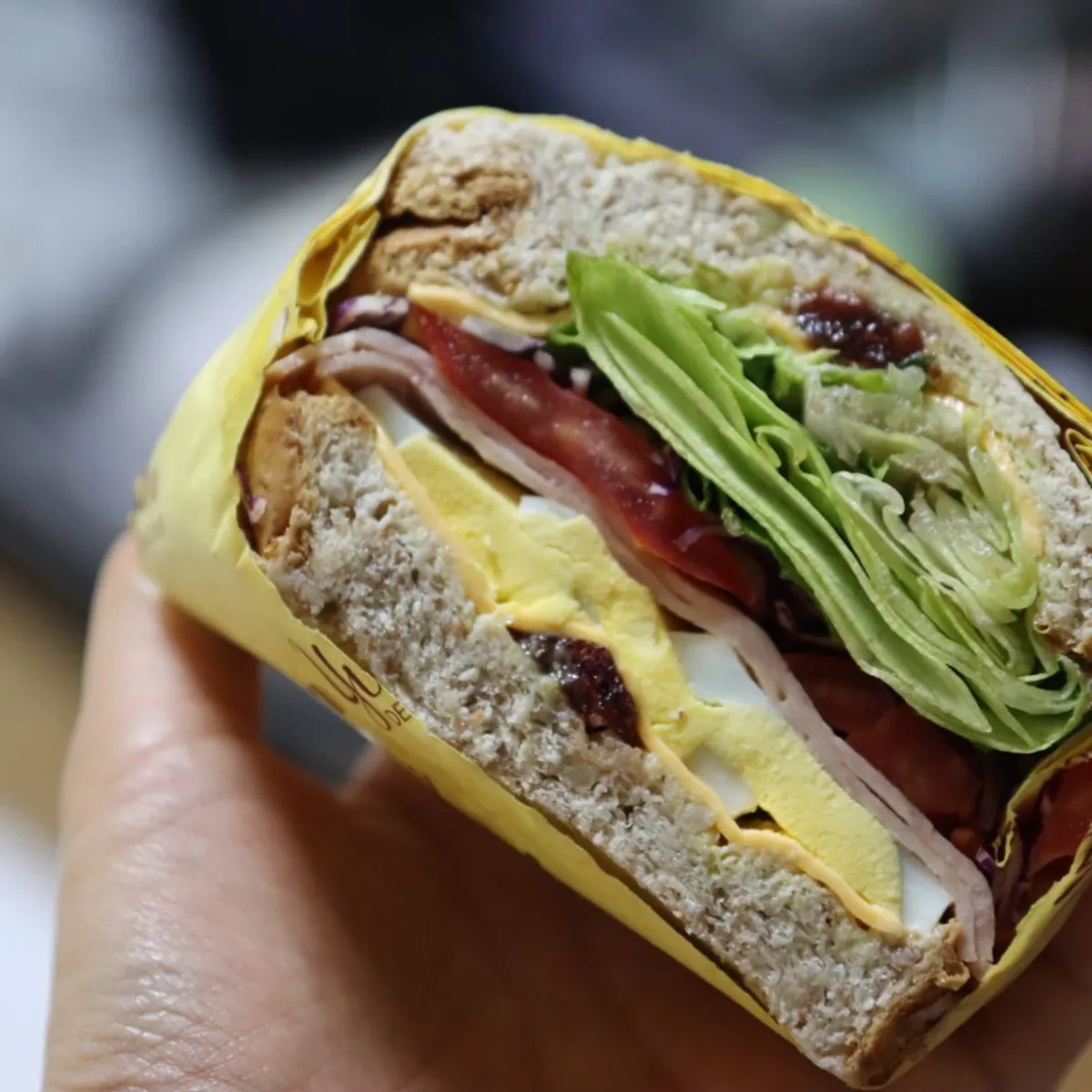 Sandwich feature photo at Green Brownie Boryeong City Hall Branch
