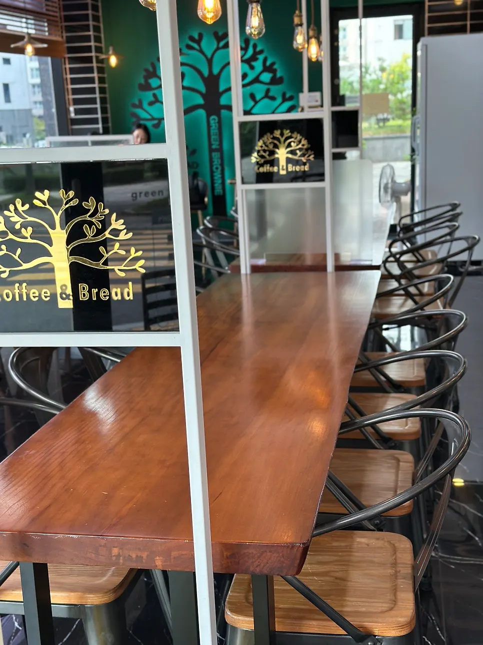 Zona del mostrador de pedidos