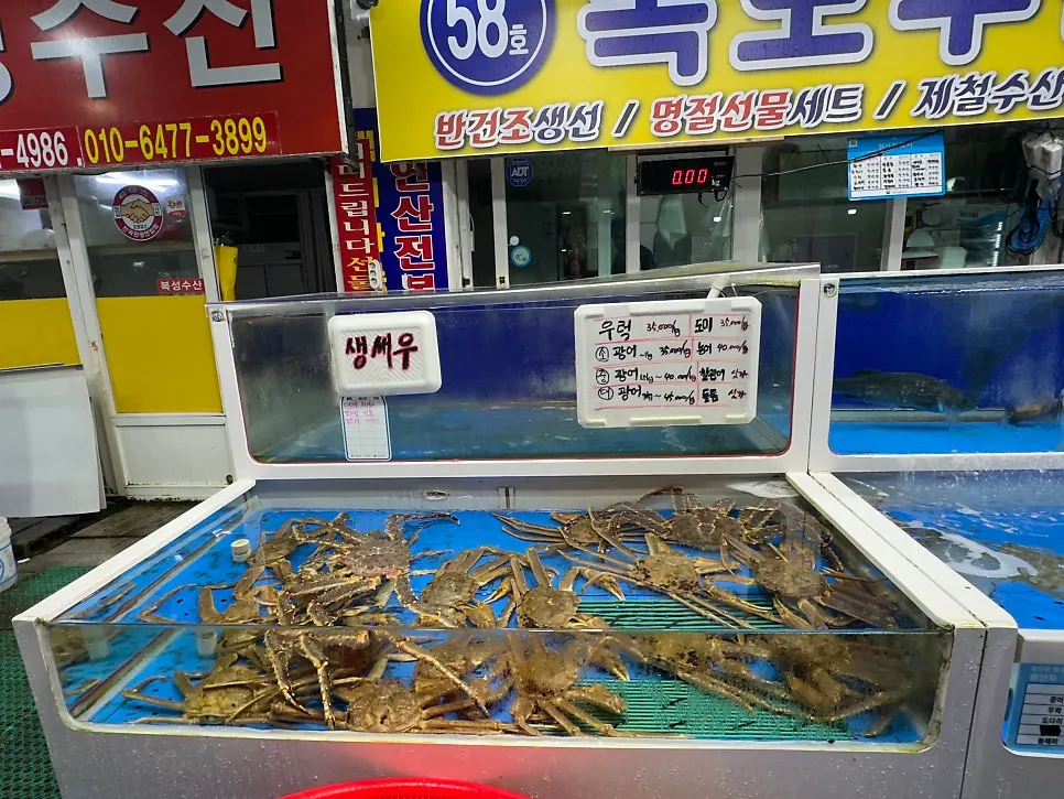 Front of Nokdo Susan shop