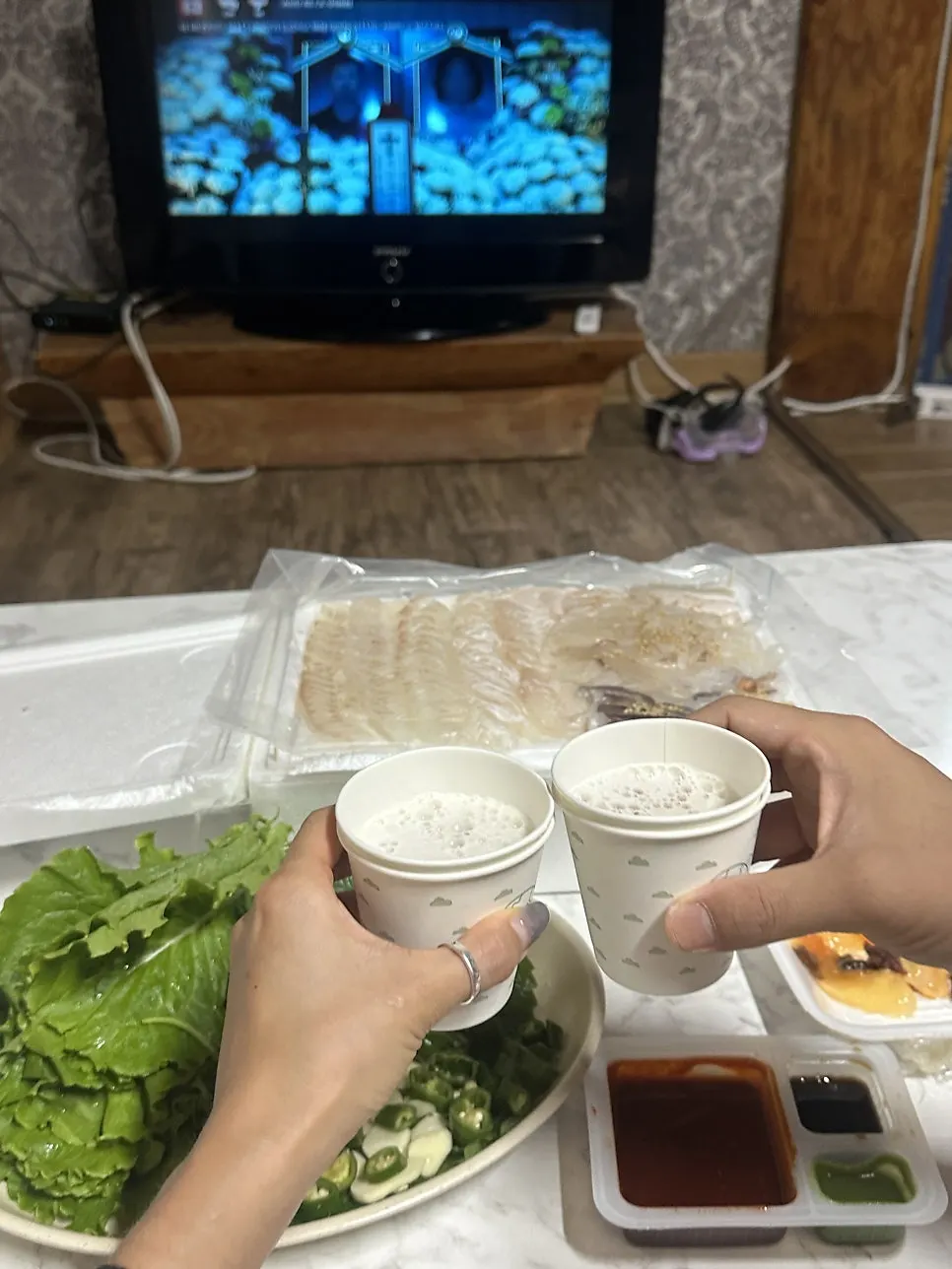 Springy, chewy in-season squid sashimi