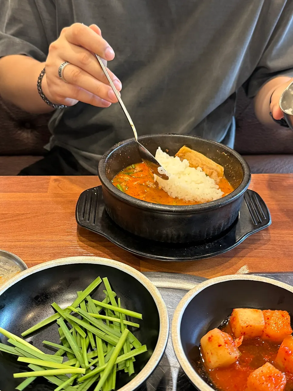 얼큰한 순대지옥 국물