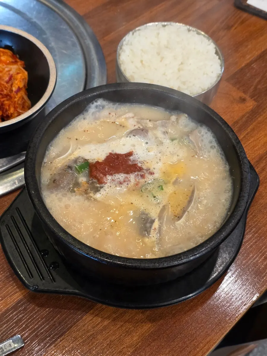 1인스페셜정식 전체 상차림