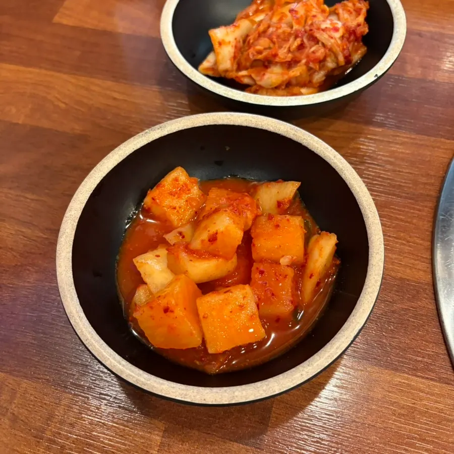 주문 후 세팅된 테이블