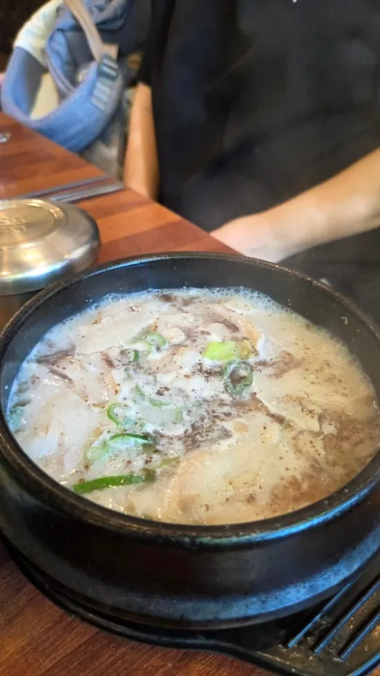 Tender pork jowl pieces from the suyuk gukbap