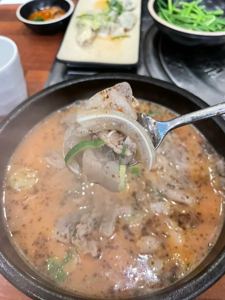 보승회관 방이점 순대국밥 메뉴 구성