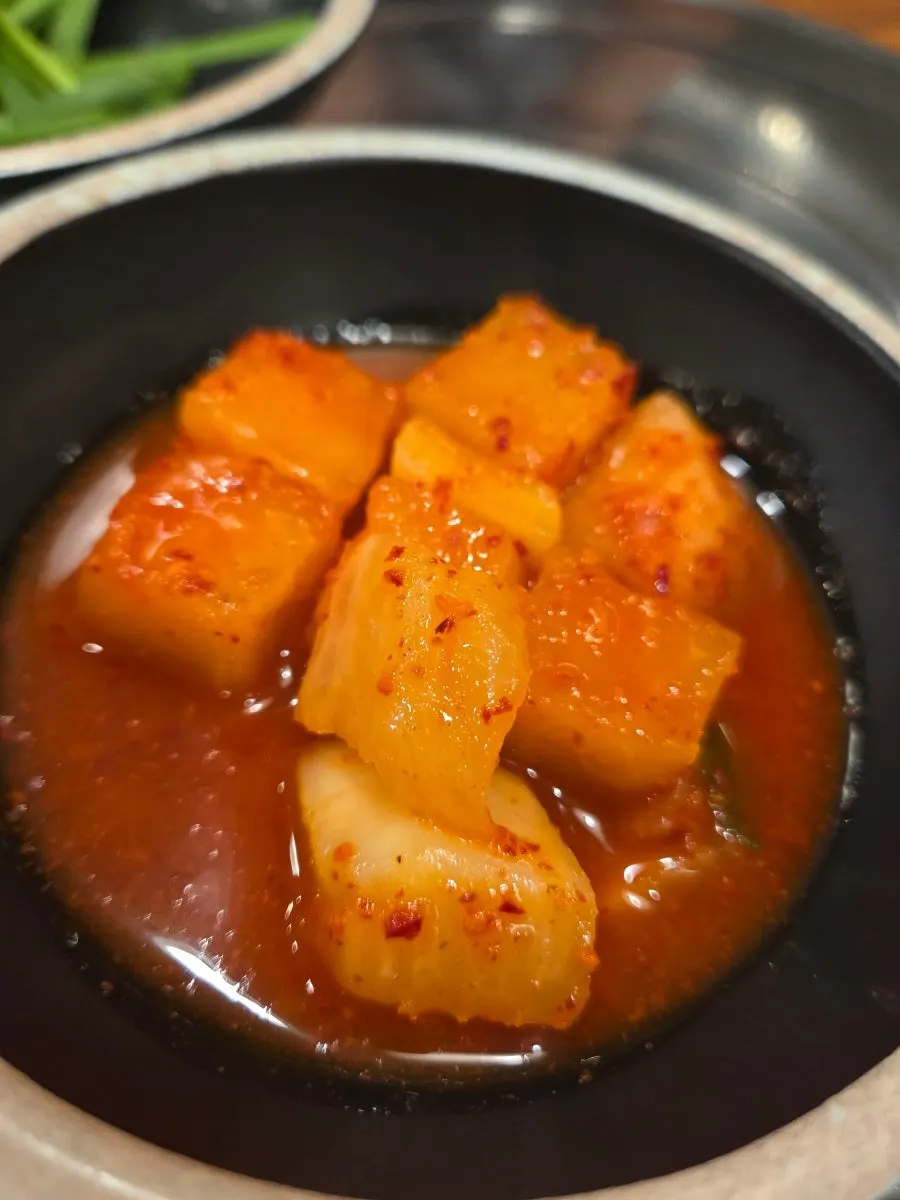 보승회관 천호역점 물냉면과 직화구이 세트 상차림