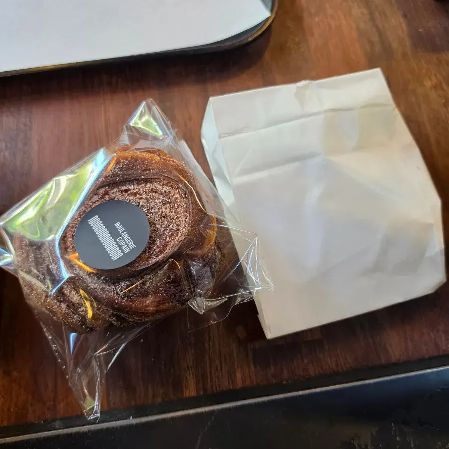 Five breads packed to take home