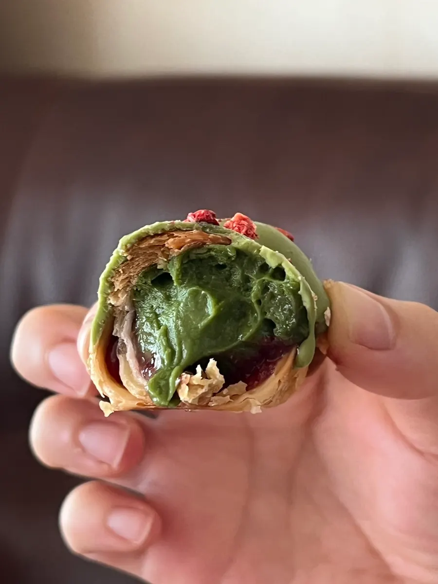 Corte de la campagne de zapallo con queso crema