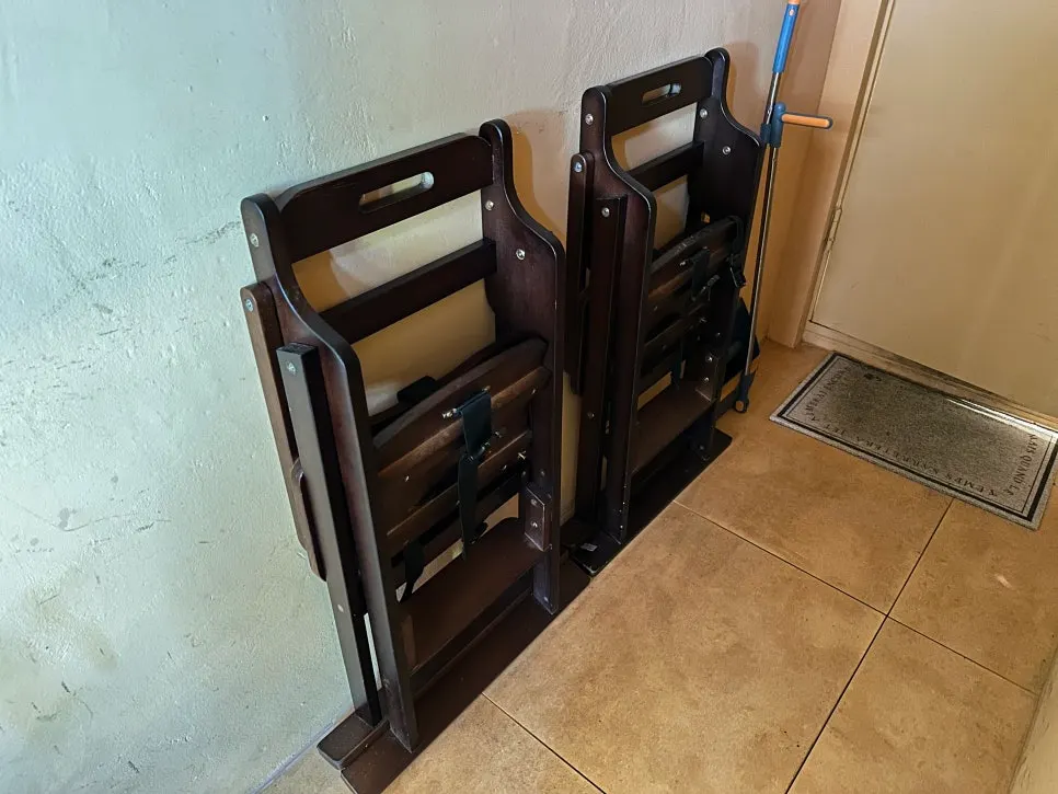 Baby chair provided at the restaurant