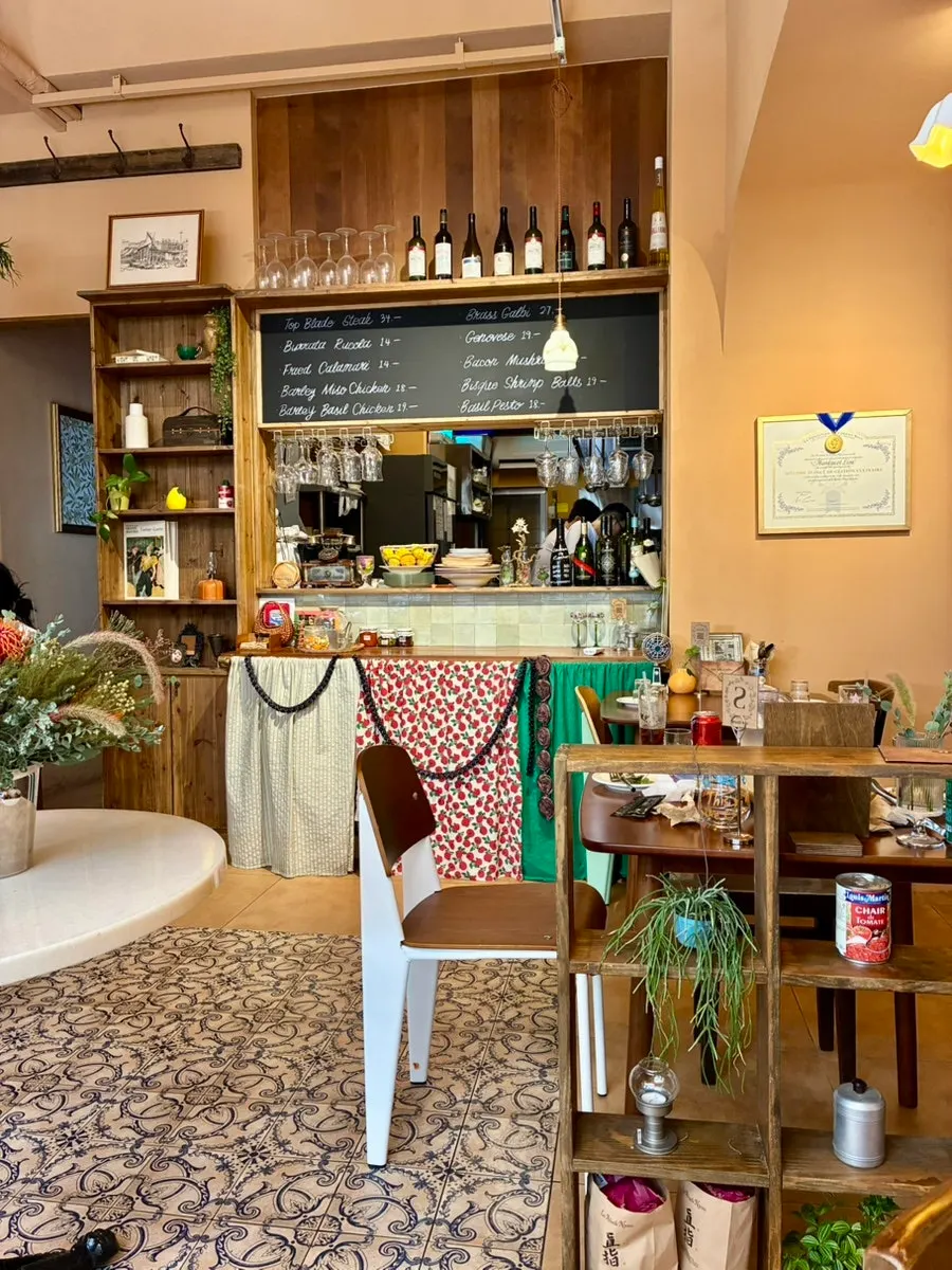 Cozy interior view of Brassway