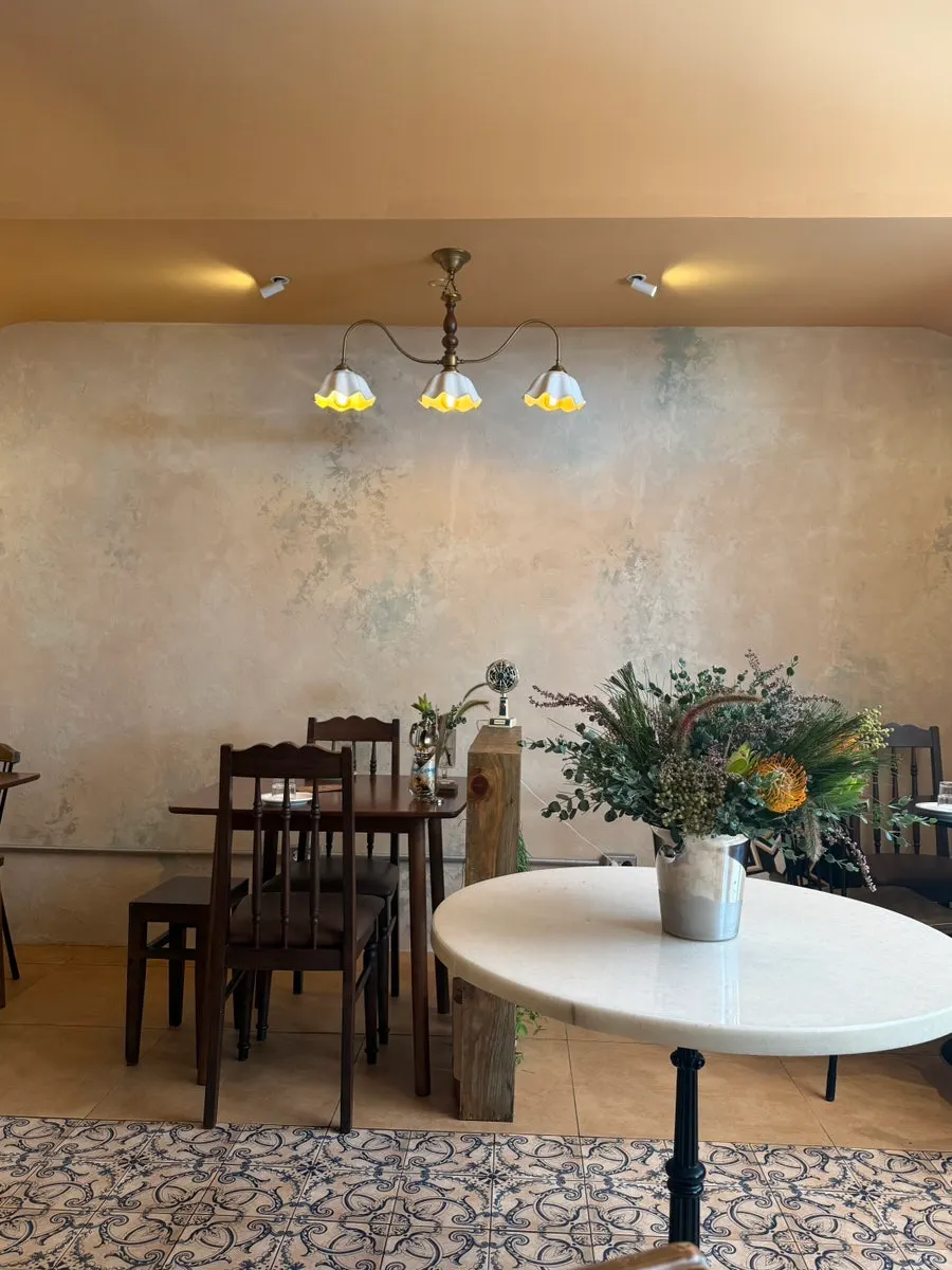 Interior of Brassway decorated with small props