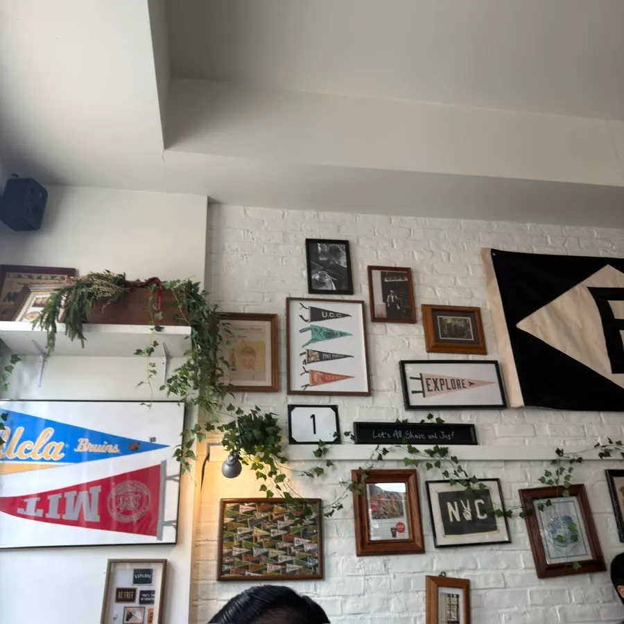 Table seating inside Brewers Coffee