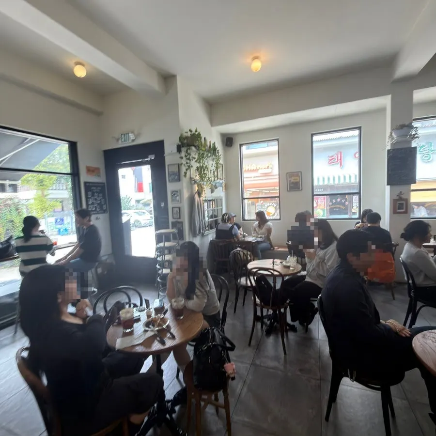 A corner of the Brewers Coffee café space