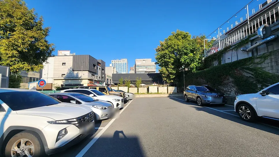 신부제4공영주차장 주변 거리 모습