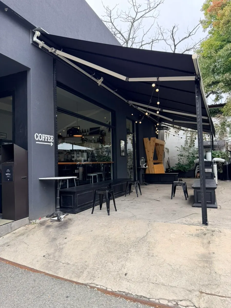 View of the outdoor terrace seating