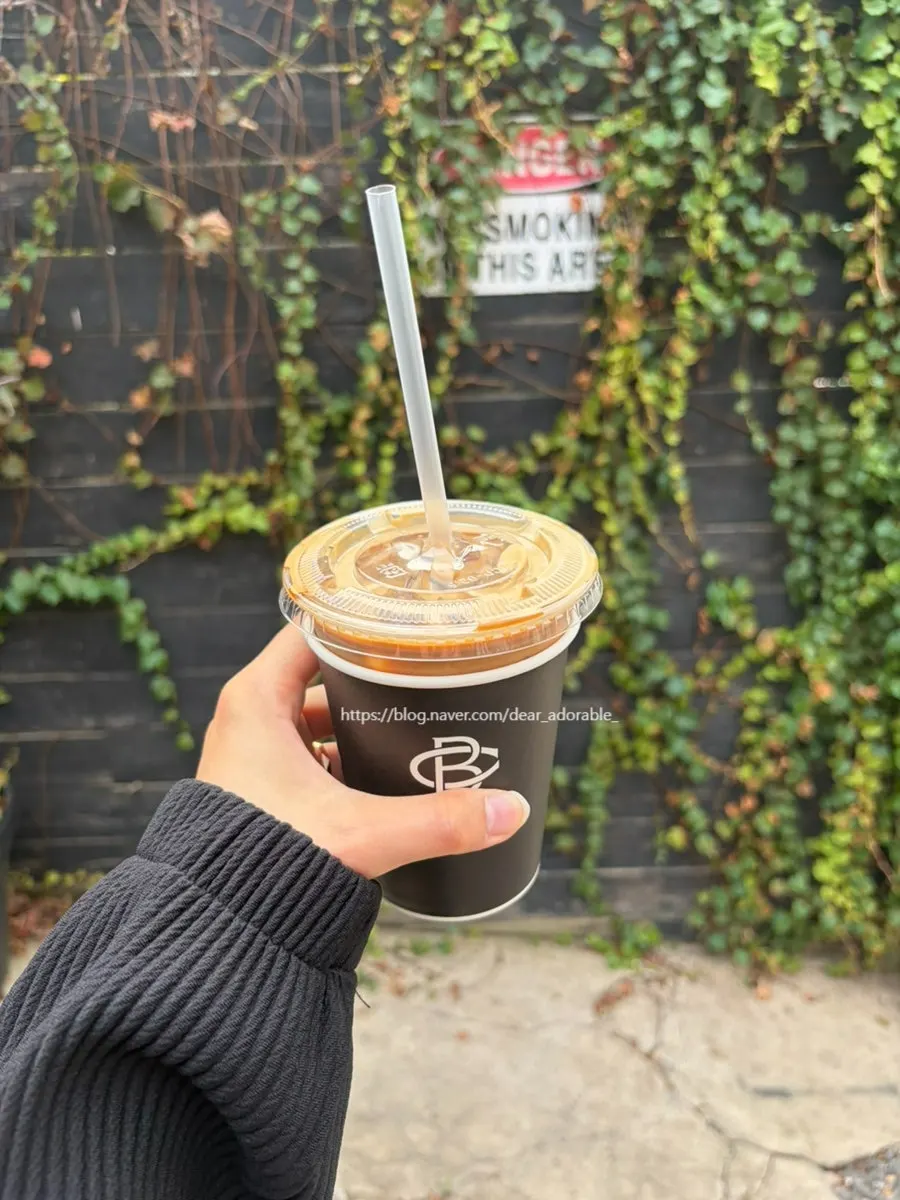 Shot of Brewers Coffee baked goods and coffee together
