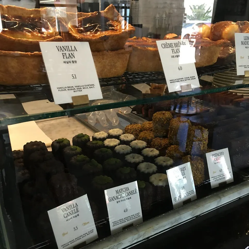 Display of Brewers Coffee's signature baked goods