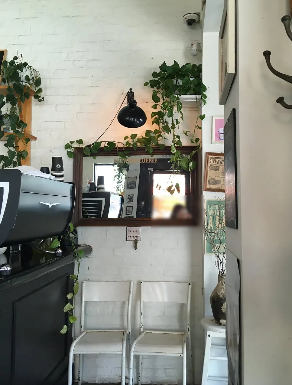Takeout pickup zone at Brewers Coffee