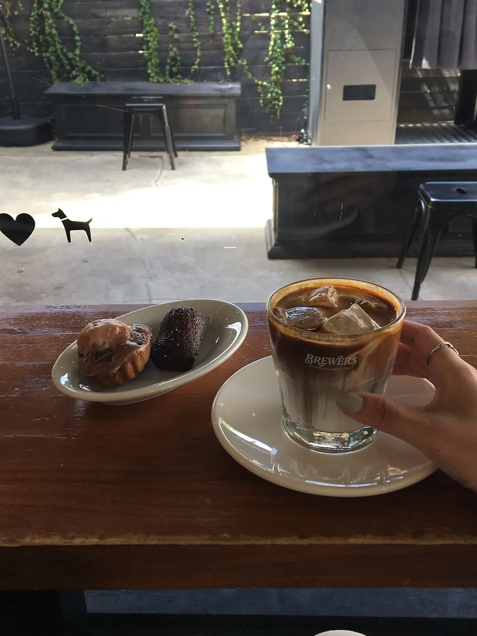 Salted choco chip madeleine and financier