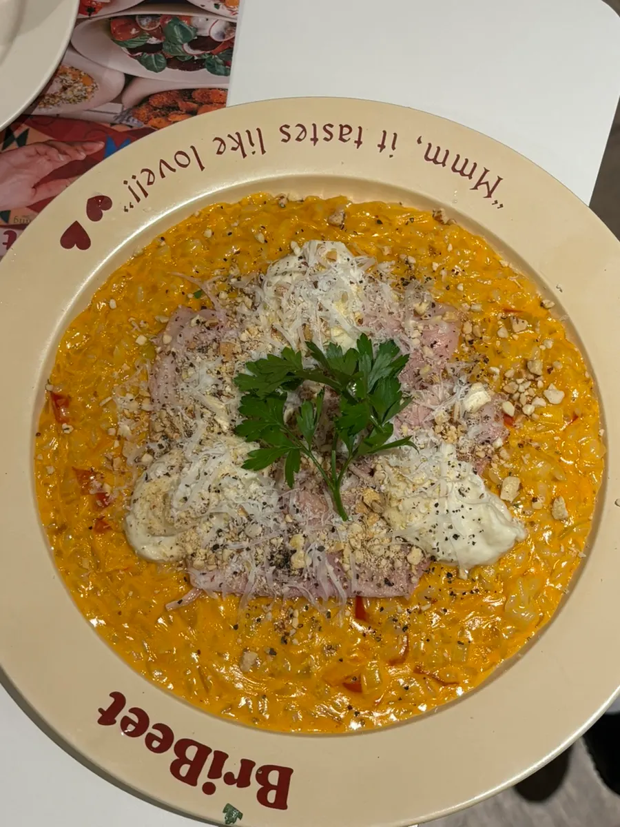 잠봉이 듬뿍 올라간 잠봉매콤리조또