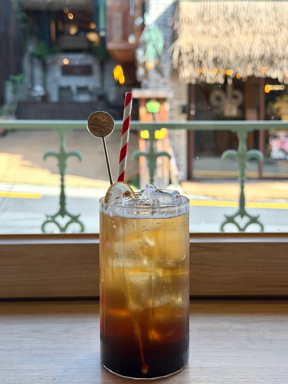 A glass of Earl Grey highball at Brivit Gangnam Station