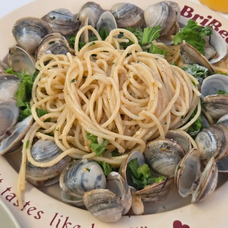 Vongole pasta packed with clams