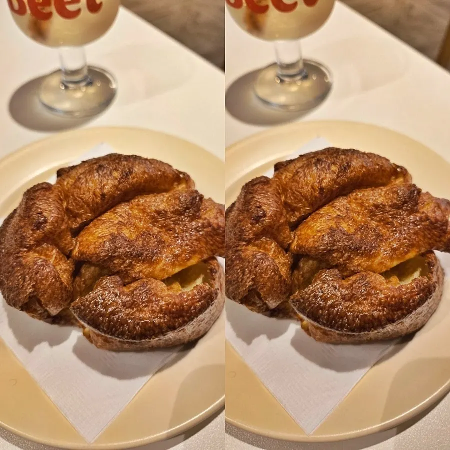 British-style Yorkshire pudding served as pre-meal bread