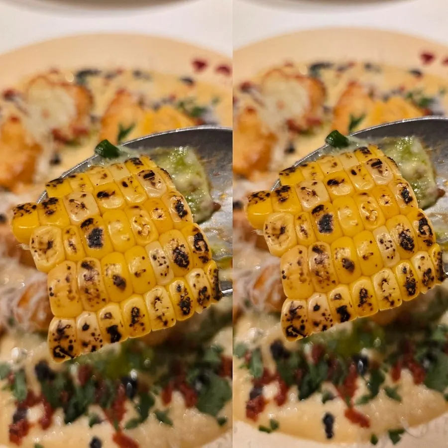 Chewy green onion cream corn gnocchi