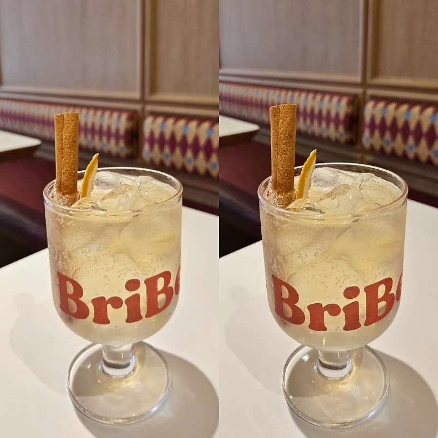 Signature butter highball with a cinnamon stick