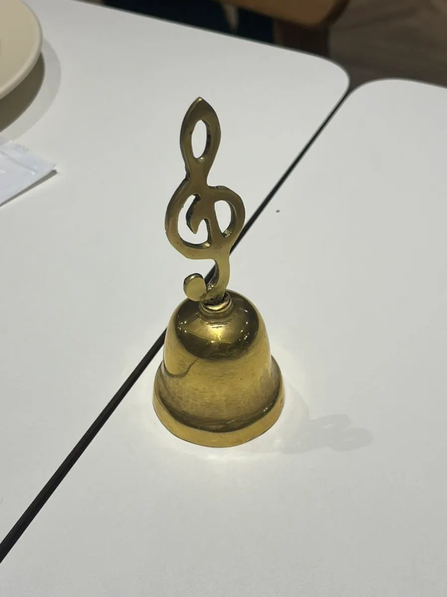 Ordering bell placed on each table
