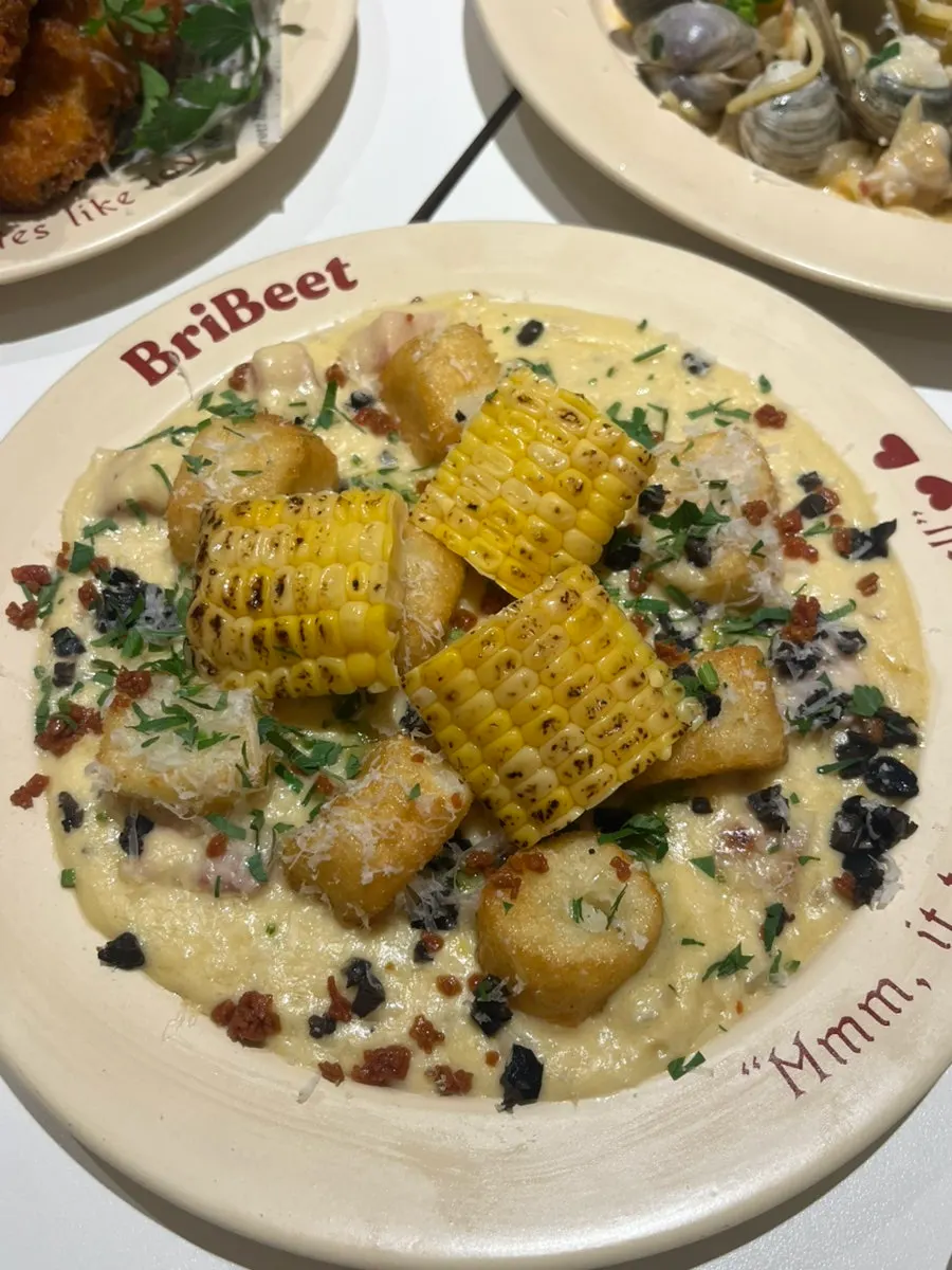 Brivit's signature corn gnocchi