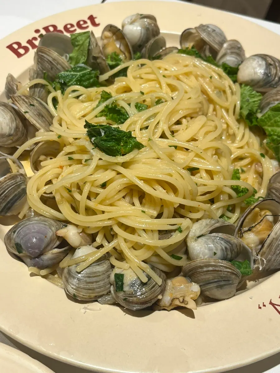 Vongole pasta packed with clams