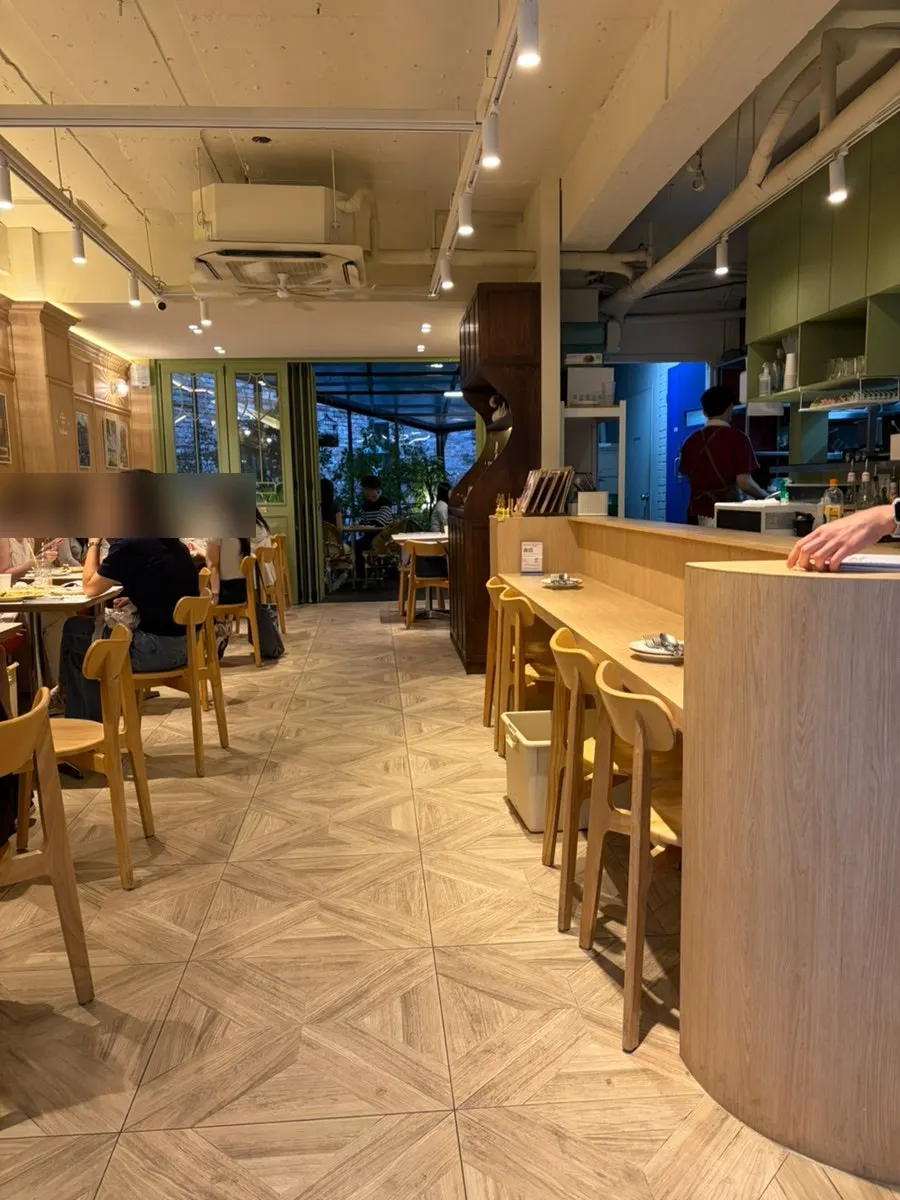 Brivit interior seating with wood tones and European decor