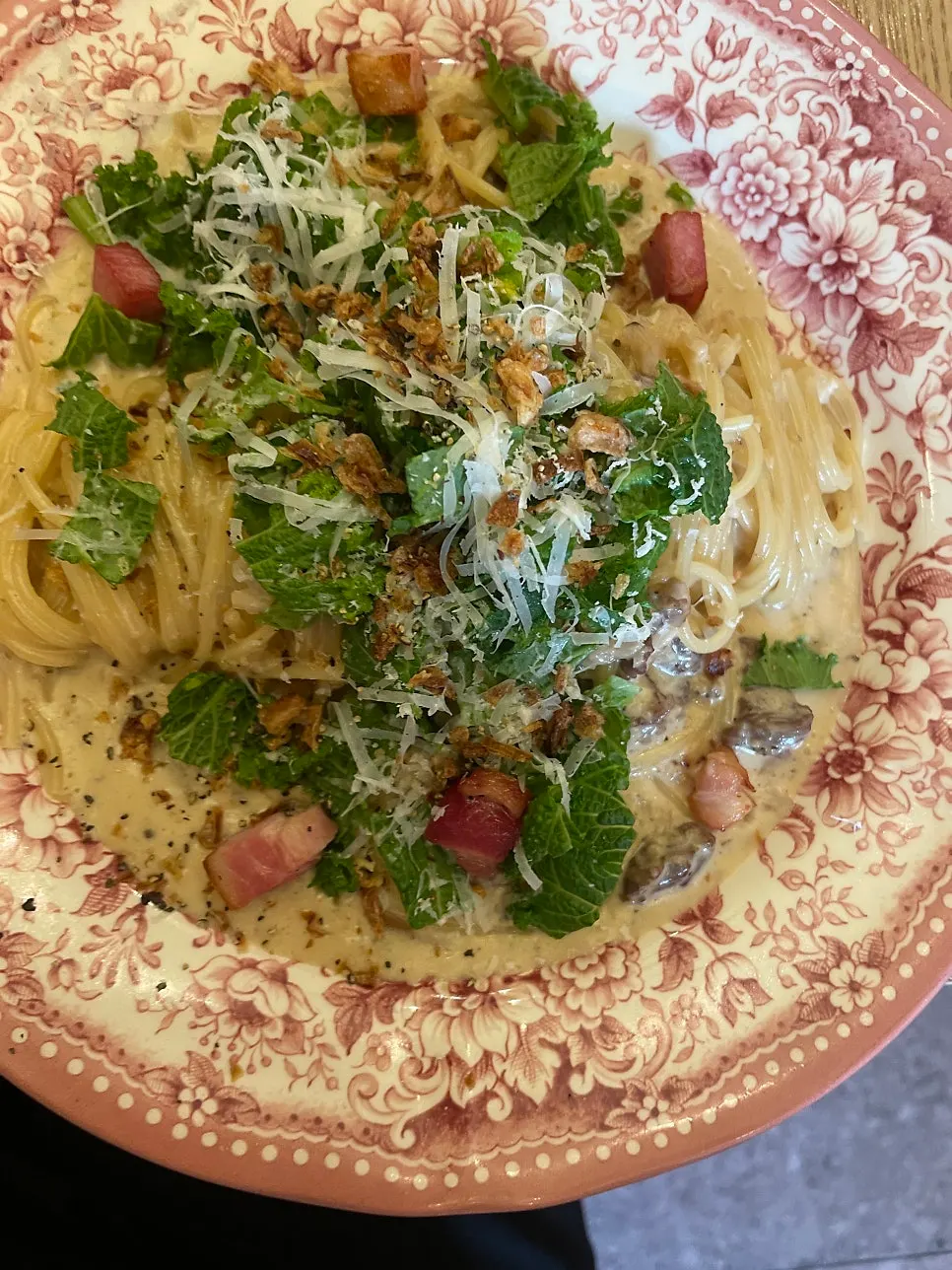 Menu listing pastas and gnocchi