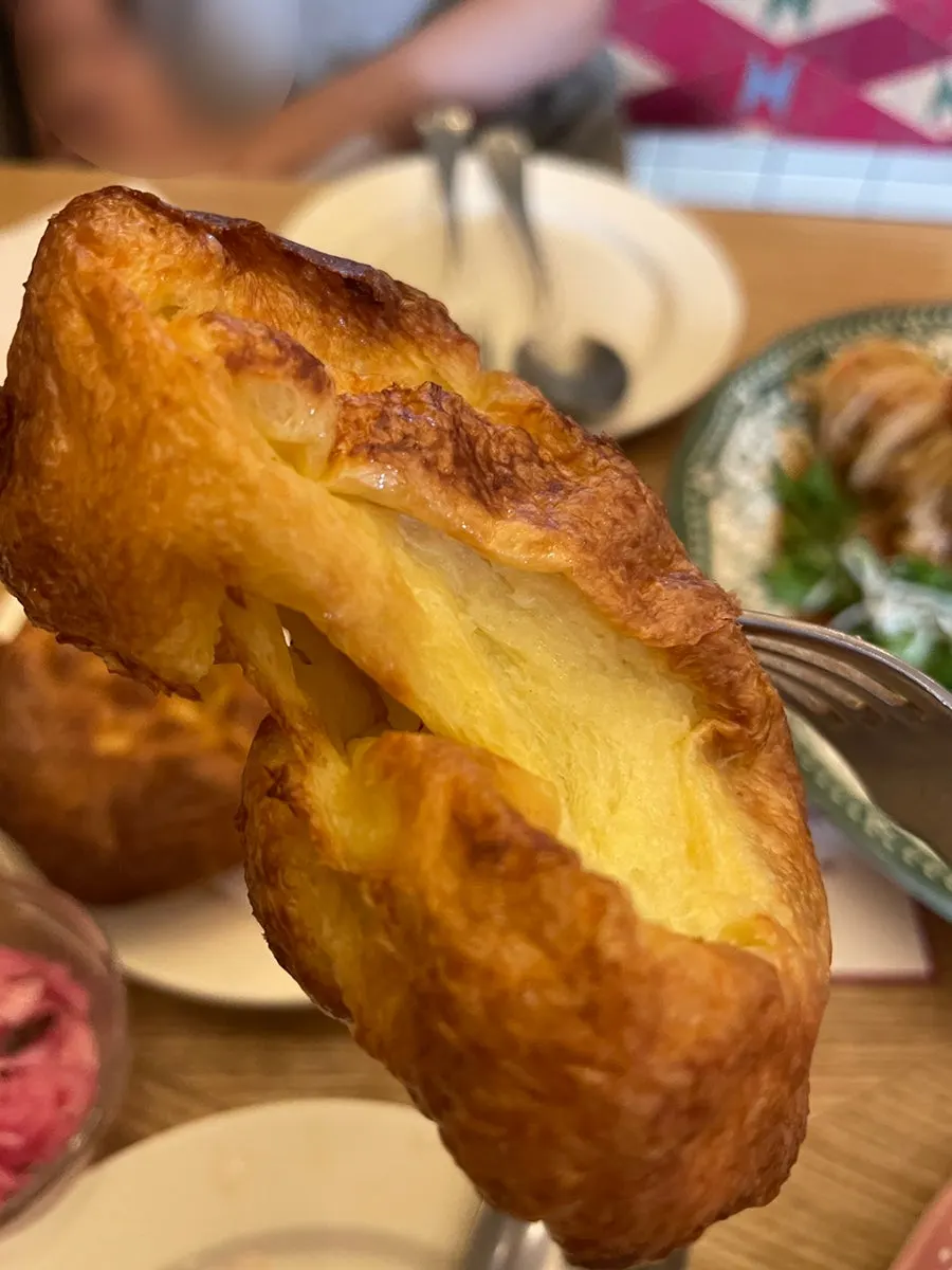 Pudding ordered as a side