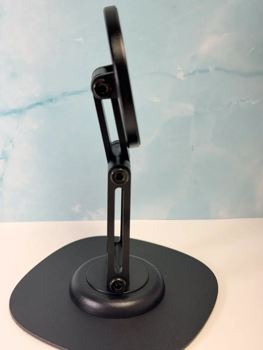 MagSafe stand demonstrating its 360-degree rotation