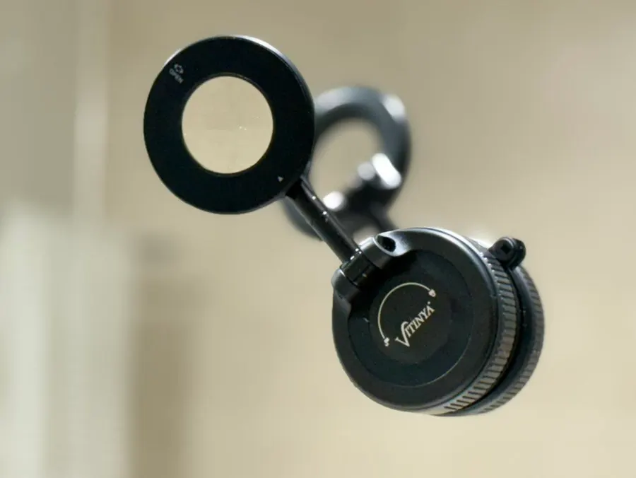 Mount attached to a flat surface