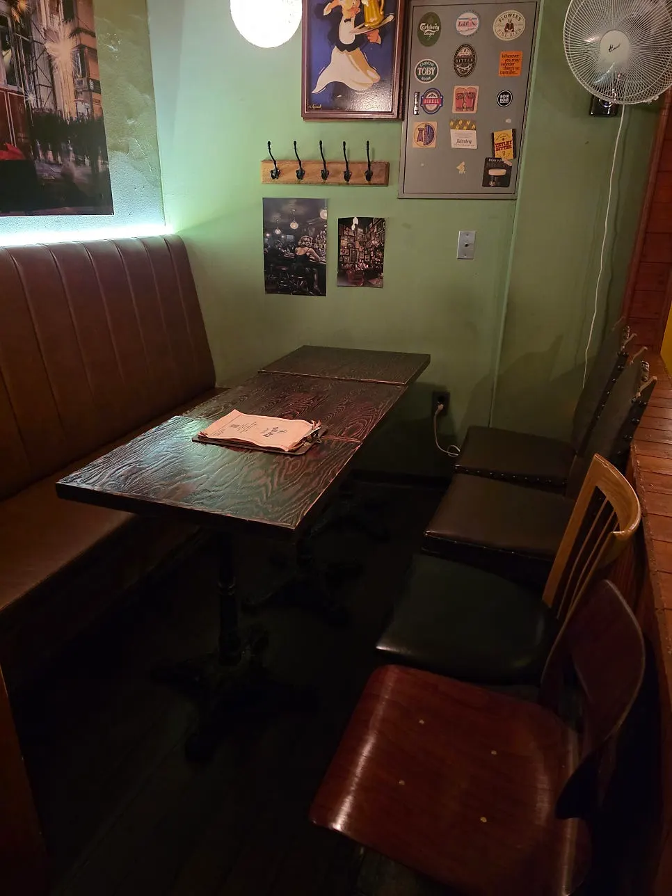 Cozy interior seating at Boah Boah